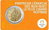 Frankreich 2 Euro Olympiade Paris 2024 - <b>Blister gelb </b> -