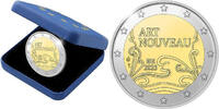 Belgien 2 Euro 2023 Art Nouveau (Jugendstil) - im Etui & Zertifikat -