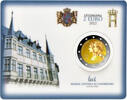 Luxemburg stgl. 2 € <br> 2 € Luxemburg-10. Hochzeitstag Guillaume & Stephanie<br><b>geringe Auflage,RAR!, -