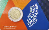 Lettland 2 Euro 35 Jahre ERASMUS-Programm - Lettland - im Blister -