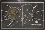 Litauen 2 Euro 100 Jahre Basketball in Litauen (1922-2022) - im Blister -