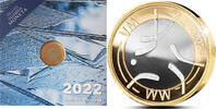 Finnland 5 Euro Eishockey-Weltmeisterschaft in Finnland - Klappschachtel & Zertifikat<b>(RAR) -