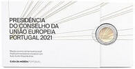 2 Euro 2021 Portugal Ratspräsidentschaft  - Portugal - im Blister PPim Blister