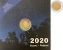 2 Euro 2020 Finnland 100. Geburtstag Väinö Linna (Autor) - Klappschachtel & Zertifikat(RAR) PP Bimetall