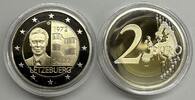 Luxemburg PP 1 x 2 Euro<br><b> sofort lieferbar!</b> <br> Sondermünze 1 x 2 Euro 2023 - 2022, 50 Jahre Flagge!<br><b>geringe Auflage, -