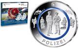 Deutschland 10 Euro<br><b>SOFORT LIEFERBAR! </b> Im Dienst der Gesellschaft - Polizei,<br> <b>Prägestätte unserer Wahl,</b> -