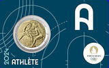 Frankreich 2 Euro Olympiade Paris 2024 - <b>Blister blau </b> -