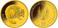 Deutschland 20 Euro<br>3,89g<br>fein<br> 17,5 mm Ø Rückkehr der Wildtiere - Biber <br> <b> Prägestätte G </b> <b>lieferbar! -