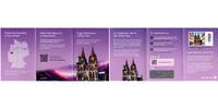 Deutschland - <b>Einzelmarke <br> selbstkl. xx</b> 1 x 1,00 Cent im Markenheftchen 128B, geöffnet! Krypto-Briefmarke "Kölner Dom in lila" Booklet, <b>Historische Bauwerke!</b> -
