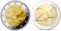 Andorra 2 Euro 100 Jahre Skifahren in Andorra -