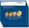 Deutschland 5,88 € <br> x5 Kursmünzensatz,<br> <b>als kompl. Satz</b> <br>(5 Prägestätten) -