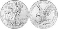 USA 1 $ Silber Eagle, <b>1. Münze mit Typ II - </b> -