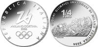 Italien  SOMMERANGEBOT! &frac14; &euro;./25 Cent 7,00g fein 22,25 mm &Oslash; 2025 Olympisc... 5,99 EUR  Excl. 16,00 EUR Verzending
