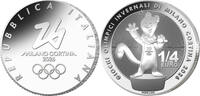 Italien  SOMMERANGEBOT! &frac14; &euro;./25 Cent 7,00g fein 22,25 mm &Oslash; 2025 Olymp. W... 5,99 EUR  Excl. 16,00 EUR Verzending
