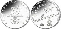 Italien   SOMMERANGEBOT! 6 &euro;uro 31,10g fein 38,61 mm &Oslash; 2025 Olymp. Winte... 149,99 EUR  Excl. 19,00 EUR Verzending