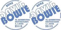 Deutschland - <b> Pärchen <br> mit Eckrand o</b> 2 x 0,85 Cent David Bowie 2022 Sonderbriefmarke als Pärchen,<b>bei d.Post ausverkauft!</b> -