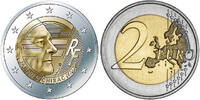 Frankreich 2 Euro 90.Geburtstag Jacques Chirac 1932-2019 (Präsident) -