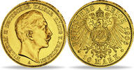 Preussen 10 Mark  3,58g fein 19,5 mm &Oslash; 1890-1912 A Wilhelm II, 1888-1912... 799,99 EUR  Excl. 46,00 EUR Verzending