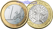 Frankreich 1 Euro Kursmünze, 1 Euro -
