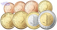 Niederlande 1 Cent -2 Euro, 3.88 Kursmünzen, kompl. Satz 2001 * -