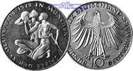Deutschland, Bundesrepublik 10 DM 3. Ausg. Oly. Sportler, -
