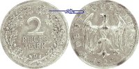 Weimarer Republik 2 RM Kursmünze, -