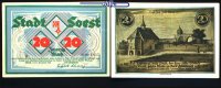 Soest 20 Mark Kreisstadt Unterdruck blau <br>Topp 816.6 -