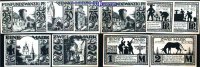 Paderborn, Stadt, 7.Ausgabe 25,50,75 Pf. 1, 2 Mark Schattenrisse, Serie B, Hophei, schwarz<br>Grab. 1043.4, -