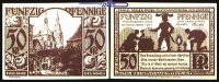 Paderborn, Stadt, 10.Ausgabe 50 Pfg. Schattenrisse, Serie D. Friedhof, braun<br>Grab. 1043.7, -