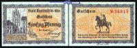 Bartenstein, OPr. 50 Pfg, Stadt, Papier sämisch -