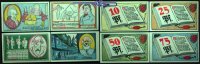 Braunschweig 10,25,50,75 Pfg Volksbiliothek, Grab.158.1 -