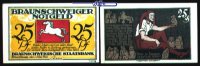 Braunschweig 25 Pfg Braunschweiger Staatsbank, Eulenspiegel-Serie, <br>Grab.155.1d -