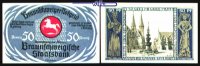 Braunschweig 50 Pfg Braunschweiger Staatsbank, Seria Alt-Braunschweig, <br>Grab.155.2g -