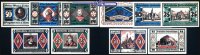 Breslau 25,25,50,50,50 Pfg. Evang. kirchlicher Arbeitsaussch. Lutherfest spiele, <br>Grab. 186.1, kompl. -