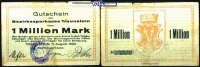 Traunstein Bay. 1 Milionen Mark Bezirks-Sparkasse, Archivbild -