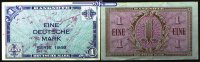Bank Deutscher Länder 1 Mark Ro.232, sog. Kopfgeld, -