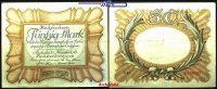 Deutsches Reich 50 Mark Darlehenskassenschein, Ro.57c, Reichsbanknote, sog.Eierschein -