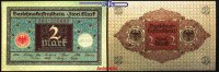Deutsches Reich 2 Mark Inflation, Darlehens kassenschein, Ro.65a, -