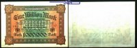 Deutsches Reich 1 Million Mark Inflation, Reichsbanknote, Ro.85a, -