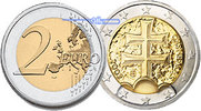 Slowakei 2 Euro Kursmünze, 2 Euro -