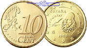 Spanien 10 Cent Kursmünze, 10 Cent -