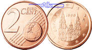 Spanien 2 Cent Kursmünze, 2 Cent -