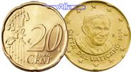 Vatikan 20 Cent Kursmünze, 20 Cent -