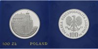 Polen Königschloss in Krakau (Silber) 100 Zlotych 1977 PP