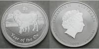 Australien Jahr des Ochsen / Chines.Tierkreiszeichen 2009  b>-NEUE SERIE /b> Lunar II 1 $ 2009 stgl