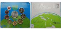 San Marino 8,88 Kursmünzen, kompl. Satz 2008 * mit 5 Euro Silbermünze -