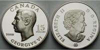 Kanada 15 $ 4. Ausgabe - König Georg VI. 1895-1952, inkl. Etui & Zertifikat & Schuber -