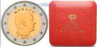 Monaco 2 Euro Fürst Albert von Monaco inkl. Etui & Zertifikat & Schuber -