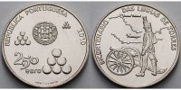 Portugal 2,5 Euro Portugisische Wallanlage,das Linhas de Torres, -