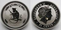 Australien 50 Cents,<br><b>1/2 oz.</b> Jahr des Affen / Chines.Tierkreiszeichen <b>1/2 oz.</b> -